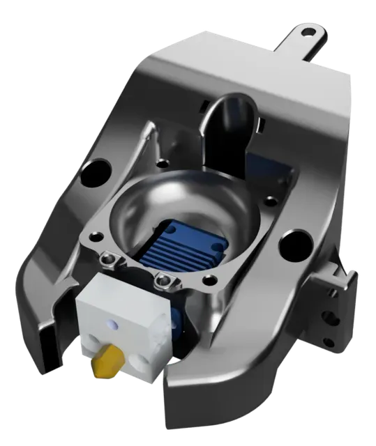 mozEND MK8: Hotend shroud for Tronxy x5s series. TZ E3 2.0 version added