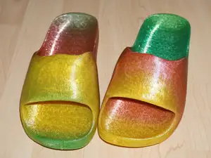 Slide Shoes | Fully 3D Printed TPU | Wavy Sole