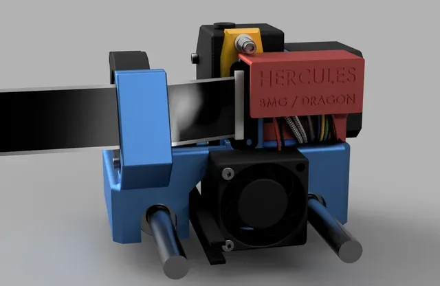 Hercules - QIDI X-Max Carriage for BMG & Dragon / E3D V6 — Фото 2 из 10