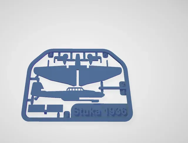 Ju 87 Stuka kit card - Famous planes — Image 3 of 4