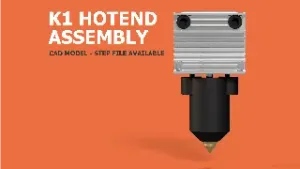 Creality K1 Hotend Assembly CAD Model