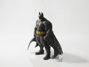Buff Batman Figurine Superhero Collectible 3D Printable