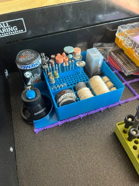 Gridfinity Dremel Bit Caddy