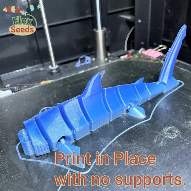 Flexi Tiger Shark (print-in-place) — Фото 7 из 20