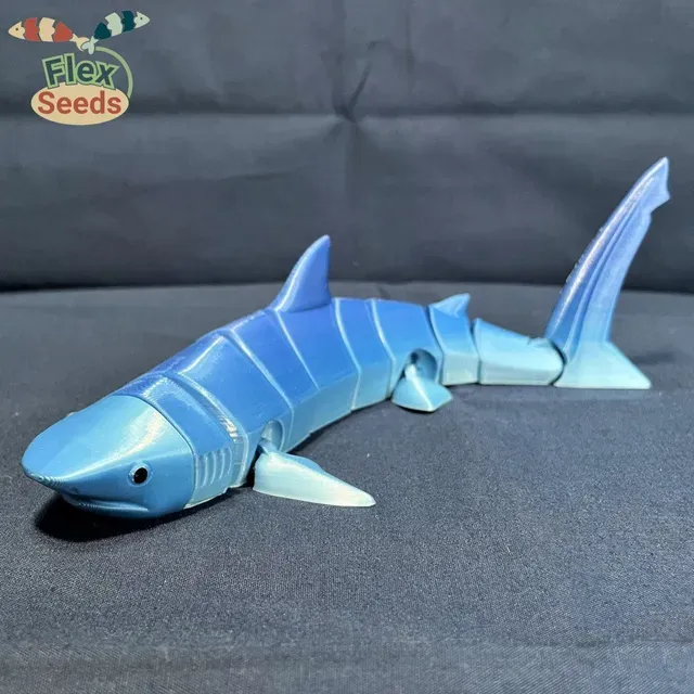Flexi Tiger Shark (print-in-place) — Фото 10 из 20