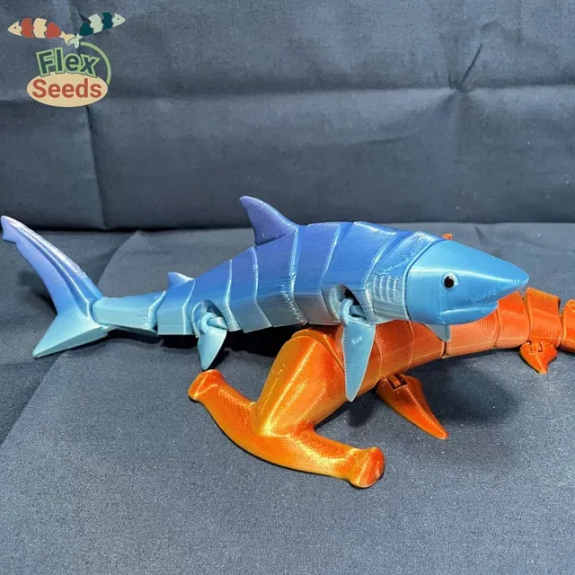 Flexi Tiger Shark (print-in-place) — Фото 15 из 20