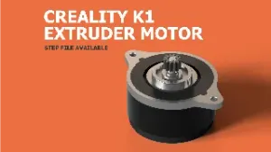 Creality K1 Extruder Stepper Motor CAD