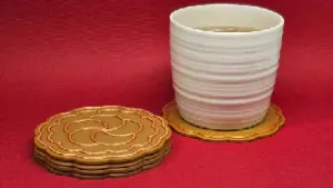 Mooncake Coasters | Mid-Autumn Festival | Chinese holiday | "Moon Cake Day"