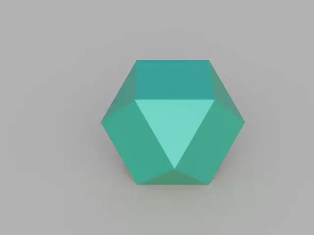 Low Poly Spheres: Cuboctahedron