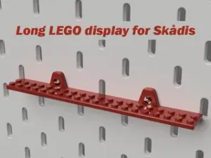 LEGO shelf for Skadis.