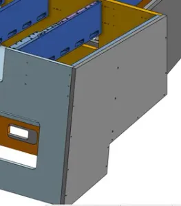 Airbus A320 Pedestal Rails for A320 Sim Guy's design