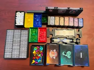 Galaxy Trucker Board Game Insert (2nd Edition) (for Sleeved Cards)