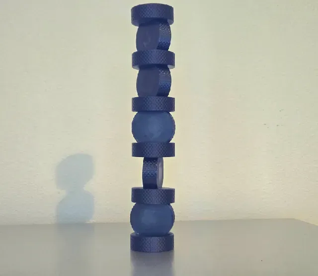 Hockey Puck Holder Display Stand and Stack Balancing Game — Image 3 of 5