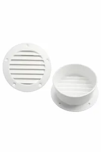 Ventilation Grill with Extended Duct – 100 mm Hose Connection for 3D Printer Exhaust