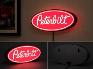 Peterbilt Truck LED Light Box | Multi-Color 3D Printable STL Mack Truck
