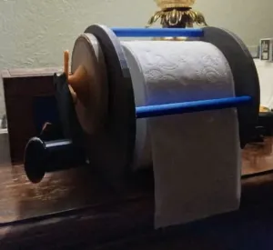 Fishing Reel Toilet Paper Holder