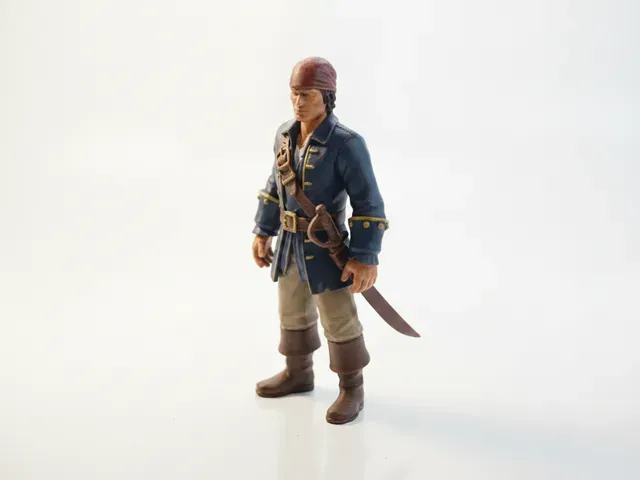 Will Turner Pirate Figurine Movies 3D Printable