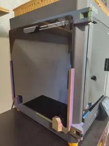 270 Degree Hinge/Cover and Bed Holder Remix for Elegoo Centauri Carbon