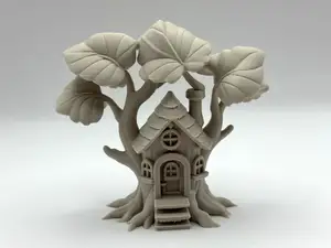 Monstera Fairy House
