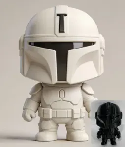 Chibi Mandalorian
