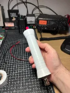 Ferrite rod 4:1 BalUn inside a tube