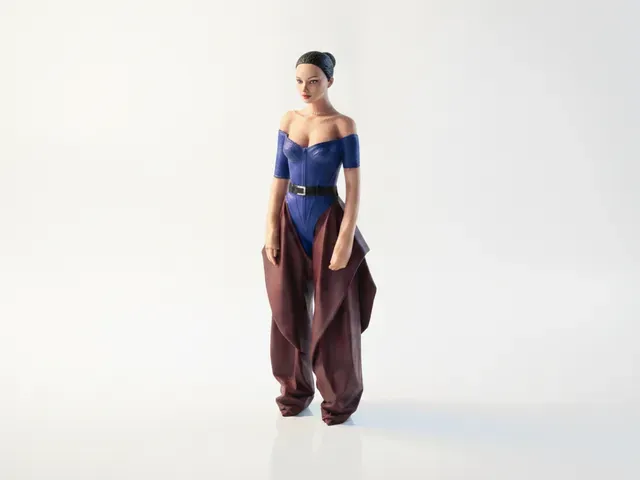 Elegant Female Figurine 3D Printable Model STL
