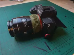 Minolta/Sony A-Mount to E-Mount with aperture control