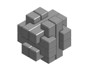 Victoria's Cross Puzzle (12 pieces)