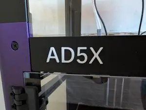 Flashforge AD5X official enclosure logo insert