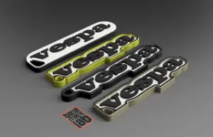 Vespa Type M - Keychain - Portachiavi - Porte Clès - 钥匙链 - Schlüsselanhänger