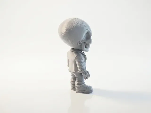 Goth Skeleton Figurine Movies & TV 3D Printable — Фото 4 из 5