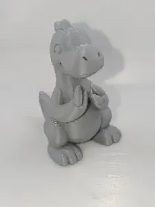 Dino heureux avec griffes