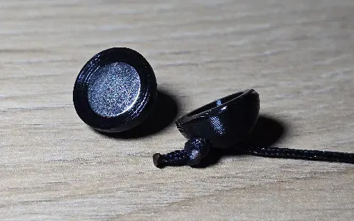 Magnetic snap ball joint for thread, knitting, beads