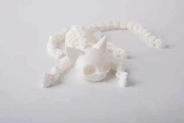 Cat Skeleton Flexi Toy Gothic Articulated Collectible — Фото 2 из 2