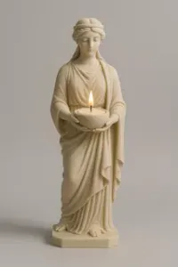 Angel Candle Holder STL | Goddess Statue Tea Light Holder