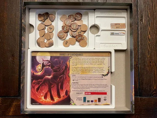 Spirit Island Insert / Organizer - Holds All Expansions Through Nature Incarnate — Фото 31 из 35