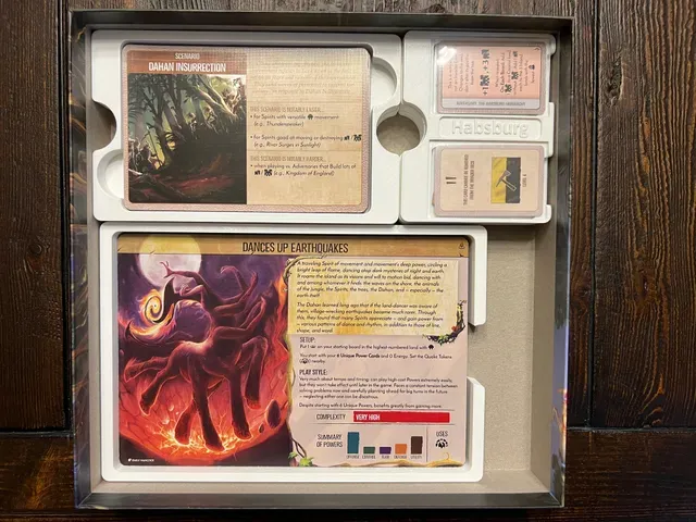 Spirit Island Insert / Organizer - Holds All Expansions Through Nature Incarnate — Фото 29 из 35
