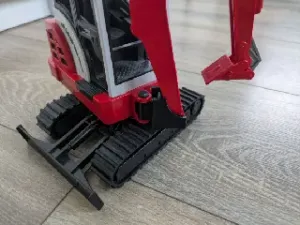 Bruder mini crawler excavator Schaeff HR16 boom holder replacement
