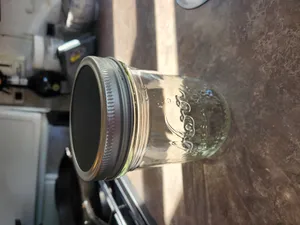 Widemouth Mason Jar Lid W/ Silica Gel Container