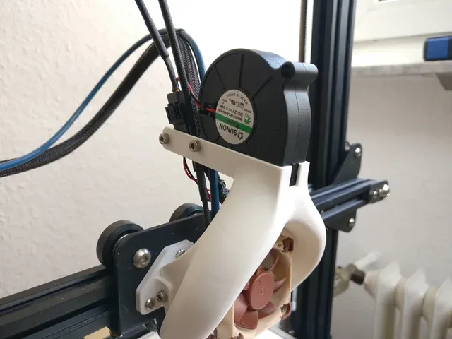 CR-10/10S/Ender3 FANG for 5015 Fan - Smooth Design — Фото 8 из 9