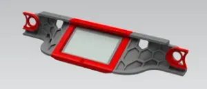 Voron 2.4 Front Left Skirt for 415066-bigtreetech-hdmi5-screen-mount-for-voron-24