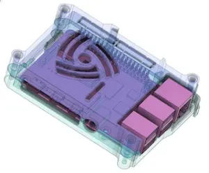 Din Rail Raspberry Pi 4 Case