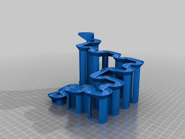 Hilbert Curve Marble Machine with Screw Lift — Фото 2 из 6