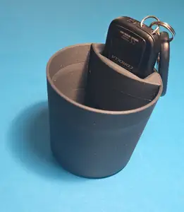 Toyota Corolla cup holder insert with carkey slot