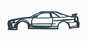 nissan skyline r34 2d art