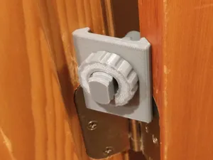 Adjustable Hinge-Clip Doorstop
