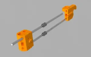 MK3.9 + MK4 Better X-end-idler with easy smooth rods removal feature