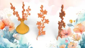 Foliage outline natural herb leaves 2/30