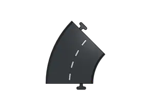 City Streets - Small Curve Road - B1DL