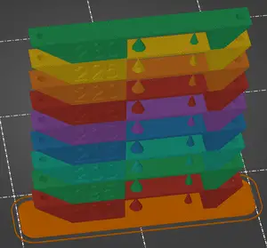 Prusa Mini Temptower for PLA, wait for temperature change before continuing the print